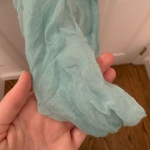 Lightweight Blue Loop Scarf